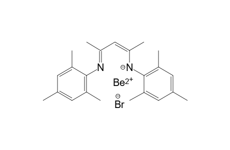 beryllium bromide mesityl((2Z,4E)-4-(mesitylimino)pent-2-en-2-yl)amide