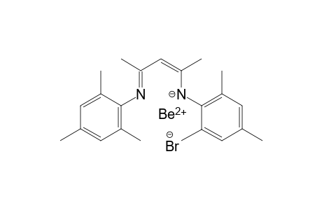 beryllium bromide mesityl((2Z,4E)-4-(mesitylimino)pent-2-en-2-yl)amide