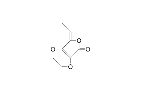 7-(E/Z)-Ethylidene-2,3-dihydro-7H-furo(3,4-B)(1,4)dioxin-5-one