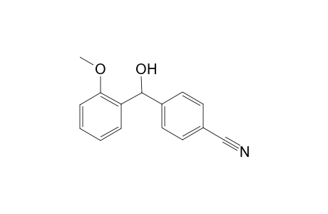 4-(Hydroxy(2-methoxyphenyl)methyl)benzonitrile
