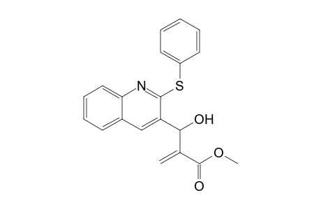 Methyl 2-(hydroxy(2-(phenylthio)quinolin-3-yl)methyl) acrylate