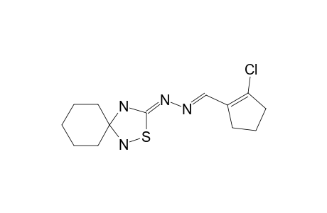 5-(2-CHLORCYCLOPENT-1-ENYL-METHYLENHYDRAZONO)-3,3-PENTAMETHYLEN-1,2,4-THIADIAZOLIDINE