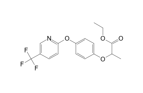 2-[4-[[5-(trifluoromethyl)-2-pyridinyl]oxy]phenoxy]propanoic acid ethyl ester