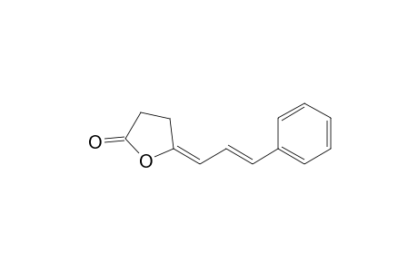 5(E)-(3-Phenylprop-2-enylidene)tetrahydrofuran-2-one