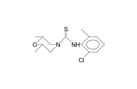 cis-2,6-Dimethyl-6'-chloro-4-morpholinethiocarboxy-O-toluidine