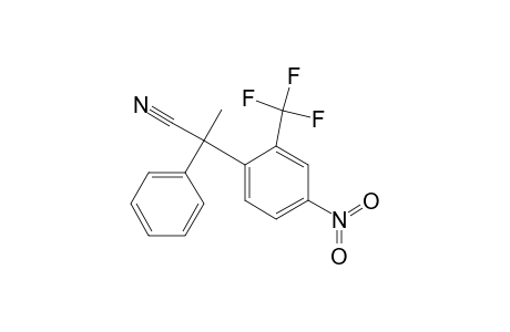 2-[4-nitro-2-(trifluoromethyl)phenyl]-2-phenyl-propanenitrile