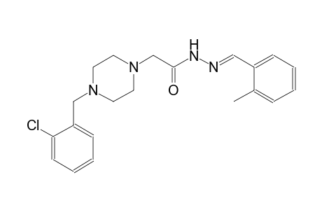 1-piperazineacetic acid, 4-[(2-chlorophenyl)methyl]-, 2-[(E)-(2-methylphenyl)methylidene]hydrazide