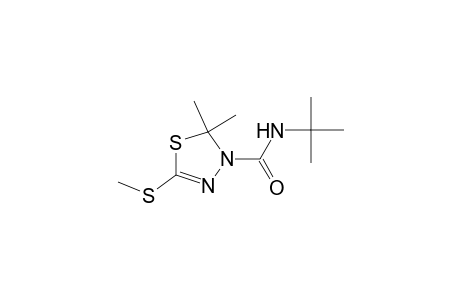 1,3,4-Thiadiazole-3(2H)-carboxamide, N-(1,1-dimethylethyl)-2,2-dimethyl-5-(methylthio)-