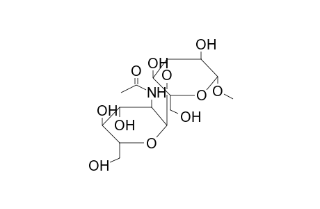 METHYL-3-O-(2-ACETAMIDO-2-DEOXY-ALPHA-D-GLUCOPYRANOSYL)-BETA-D-GLUCOPYRANOSIDE