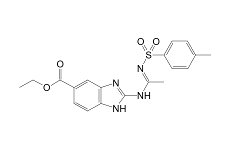 Ethyl (E)-2-(N'-tosylacetimidamido)-1H-benzimidazole-5-carboxylate