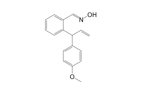 (E)-O-[1-(4-Methoxyphenyl)prop-2-enyl]benzaldehyde oxime