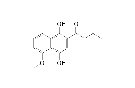 1-(1,4-dihydroxy-5-methoxy-2-naphthalenyl)-1-butanone