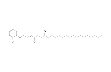 Succinic acid, 2-(2-chlorophenoxy)ethyl pentadecyl ester