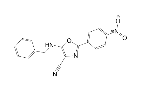 5-(benzylamino)-2-(4-nitrophenyl)-1,3-oxazole-4-carbonitrile