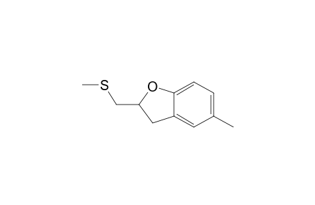 Benzofuran, 2,3-dihydro-5-methyl-2-[(methylthio)methyl]-