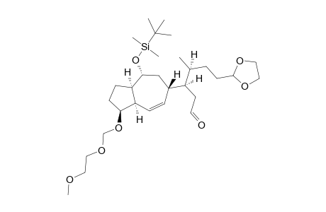 (1S,3aR,4R,6S,8aR)-4-[(tert-Butyldimethyl)siloxy]-1-[(2-methoxyethoxy)methoxy]-6-[6-(1,3-dioxolan-2-yl)-5-formyl-(3R,4S)-4-methylbpentan-3-yl]-1,2,3,3a,4,5,6,8a-octahydroazulene