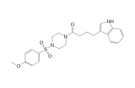 1H-indole, 3-[4-[4-[(4-methoxyphenyl)sulfonyl]-1-piperazinyl]-4-oxobutyl]-