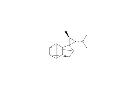 trans-spiro{{10-methyl-11-isopropylcyclopropane)-9,9'-pentacyclo[4.3.0.0(2',5').0(3',8').0(4',7')]nonane}
