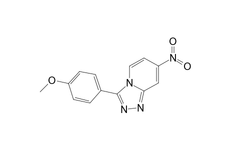 1,2,4-Triazolo[4,3-a]pyridine, 3-(4-methoxyphenyl)-7-nitro-