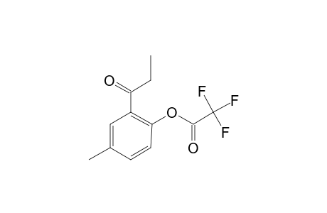 1-(2-Trifluoroacetyloxy-5-methylphenyl)propan-1-one