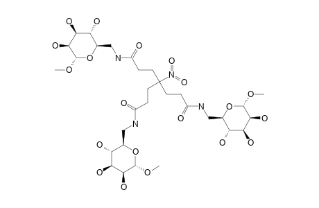 TRIS-[2-[(6'-DEOXY-1'-O-METHYL-ALPHA-D-MANNOPYRANOS-6'-YL)-CARBAMOYL]-ETHYL]-NITROMETHANE
