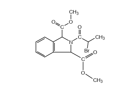 2-(2-bromopropionyl)-1,3-isoindolinedicarboxylic acid, dimethyl ester