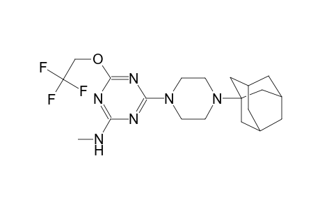 [4-(4-Adamantan-1-yl-piperazin-1-yl)-6-(2,2,2-trifluoro-ethoxy)-[1,3,5]triazin-2-yl]-methyl-amine