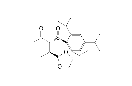 (3R,4R,Ss)-5,5-Ethylenedioxy-4-methyl-3-[(2,4,6-triisopropylphenyl)sulfinyl]-2-pentanone