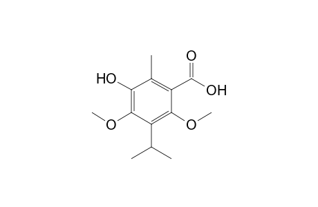 2-Isopropyl-4-hydroxycarbonyl-5-methyl-6-hydroxy resorcinol dimethyl ether