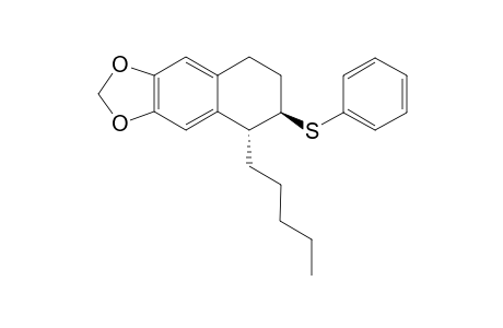 ((5R,6R)-5-Pentyl-6-(phenylthio)-5,6,7,8-tetrahydronaphtho[2,3-d]-1,3-dioxole