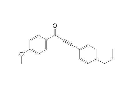 1-(4-Methoxyphenyl)-3-(4-propylphenyl)prop-2-yn-1-one