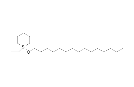 1-Ethyl-1-(pentadecyloxy)silinane