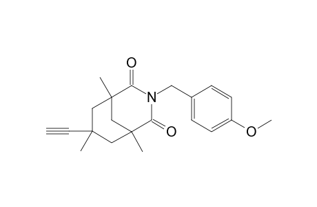 7-Ethynyl-3-(4-methoxybenzyl)-1,5,7-trimethyl-3-azabicyclo[3.3.1]nonan-2,4-dione