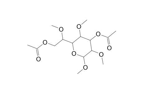Methyl 3,7-di-O-acetyl-2,4,6-tri-O-methylheptopyranoside