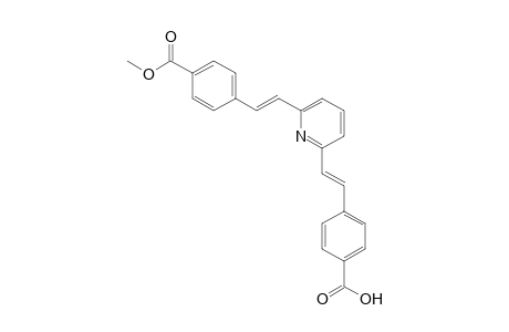 Benzoic acid, 4,4'-[2,6-pyridinediyldi-2,1-ethenediyl]bis-, methyl ester