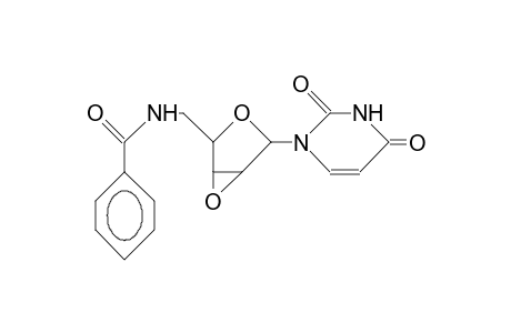 1-(5-Benzamido-5-deoxy-2,3-epoxy-B-D-lyxofuranosyl)-uracil