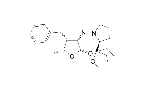 (S,R,S*)-(+)-4-Benzyl-N-[2-(1-ethyl-1-methoxypropyl)pyrrolidine]-3-imino-5-methyldihydro-2-furanone