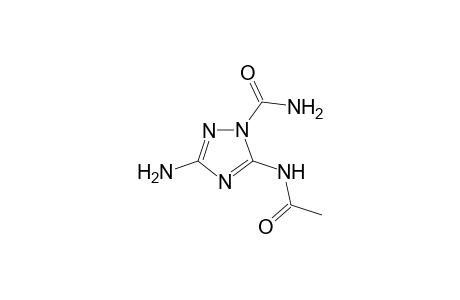 1H-1,2,4-Triazole-1-carboxamide, 5-acetylamino-3-amino-