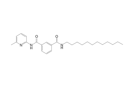 1-[[(6-Methylpyrid-2-yl)amino]carbonyl]-3-[(dodecylamino)carbomyl]benzene