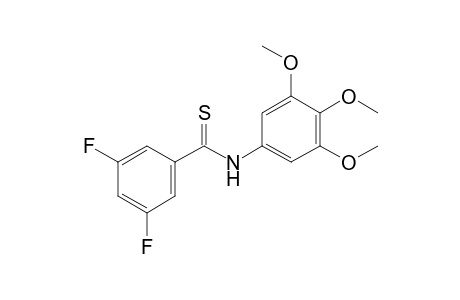 N-(3,4,5-Trimethoxyphenyl)-3,5-difluorobenzothioamide
