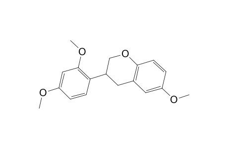 2H-1-Benzopyran, 3-(2,4-dimethoxyphenyl)-3,4-dihydro-6-methoxy-