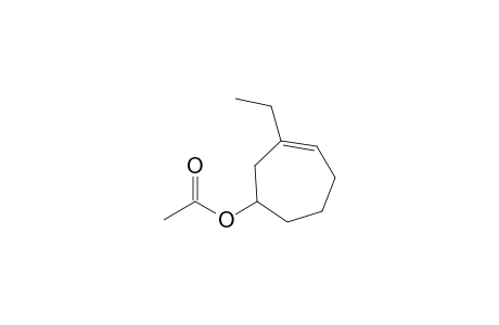 6-Acetoxy-1-ethylcycloheptene