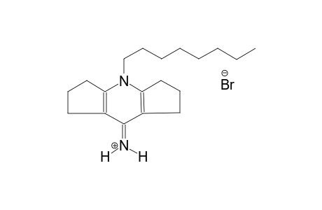 4-octyl-2,3,4,5,6,7-hexahydrodicyclopenta[b,e]pyridin-8(1H)-iminiumbromide