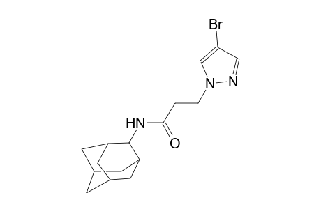 N-(2-adamantyl)-3-(4-bromo-1H-pyrazol-1-yl)propanamide