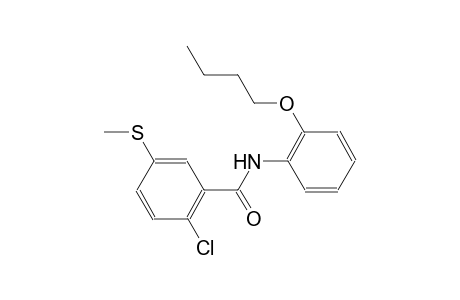 N-(2-Butoxy-phenyl)-2-chloro-5-methylsulfanyl-benzamide