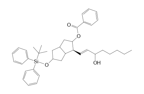 (1S)-1-(3"-Hydroxy-1"-octenyl)-5-[(1',1'-dimethylethyl)diphenylsilyloxy]octahydro-2-pentalenyl benzoate