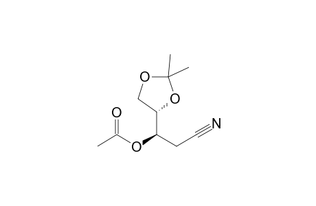 3-O-Acetyl-4-cyano-4-deoxy-1,2-O-isopropylidene-D-erythritol