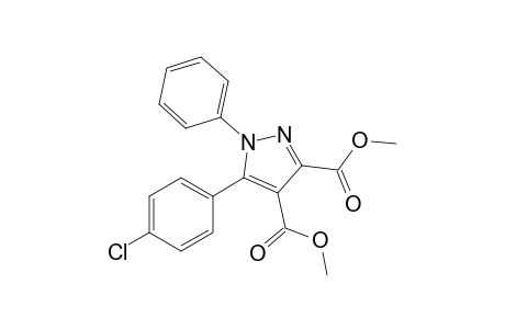 Dimethyl 5-(4-chlorophenyl)-1-phenyl-1H-pyrazole-3,4-dicarboxylate