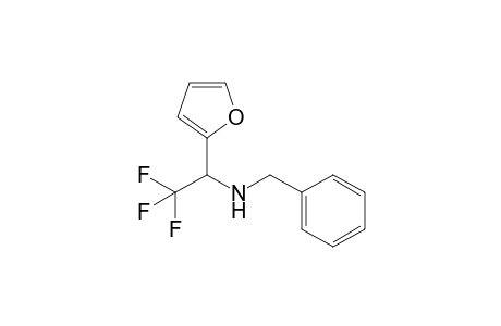 Benzyl(2,2,2-trifluoro-1-furan-2-ylethyl)amine