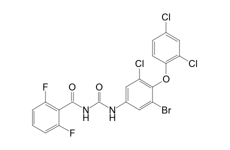 Benzamide, N-[[[3-bromo-5-chloro-4-(2,4-dichlorophenoxy)phenyl]amino]carbonyl]-2,6-difluoro-